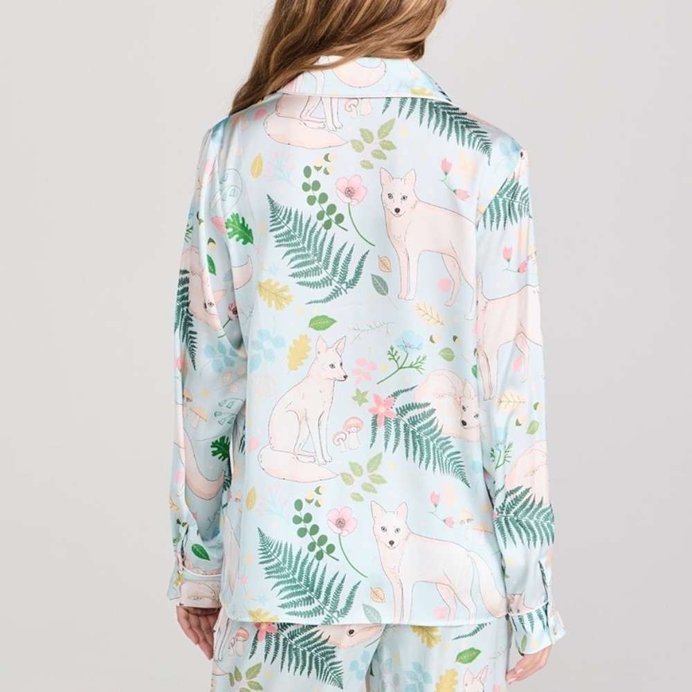 Karen Mabon Artic Fox Long PJ Set Size M - Picture 2 of 6